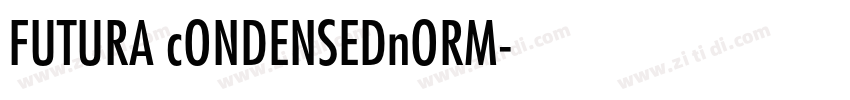FUTURA cONDENSEDnORM字体转换